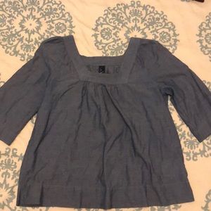 Gap Chambray Blouse